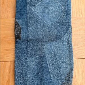 West Elm Blue and Gray Pillow Cover